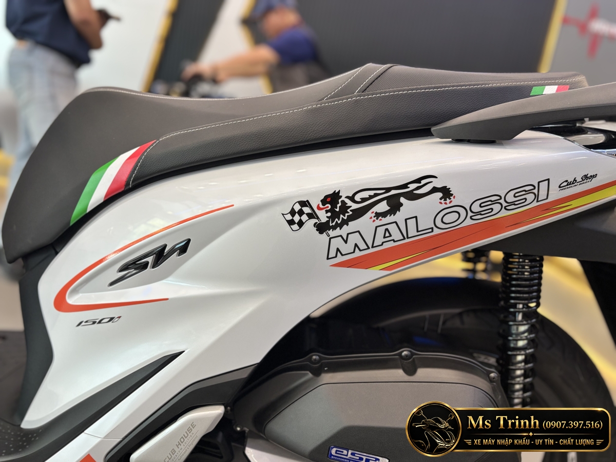 Honda SH150 Ý Malossi 2026 tại Đà Nẵng - Tem custom thể thao, dáng SH thanh lịch