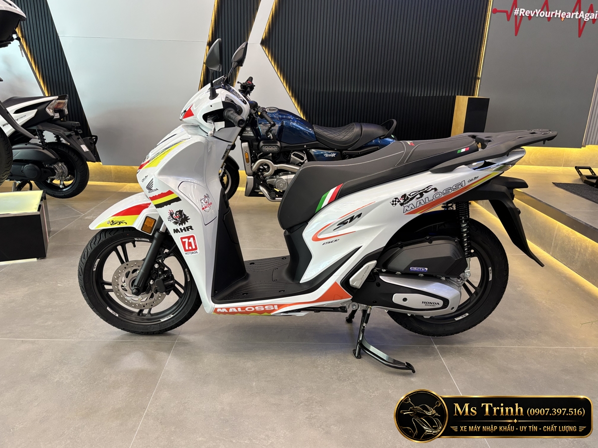 Honda SH150 Ý Malossi 2026 tại Đà Nẵng - Tem custom thể thao, dáng SH thanh lịch