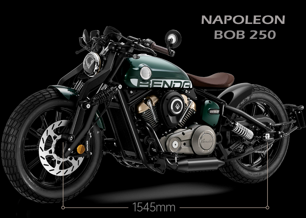 Benda Napolenon Bobber 250, Phân Phối Chính Hãng, Cao Cấp, Giá Rẻ tại Đà Nẵng