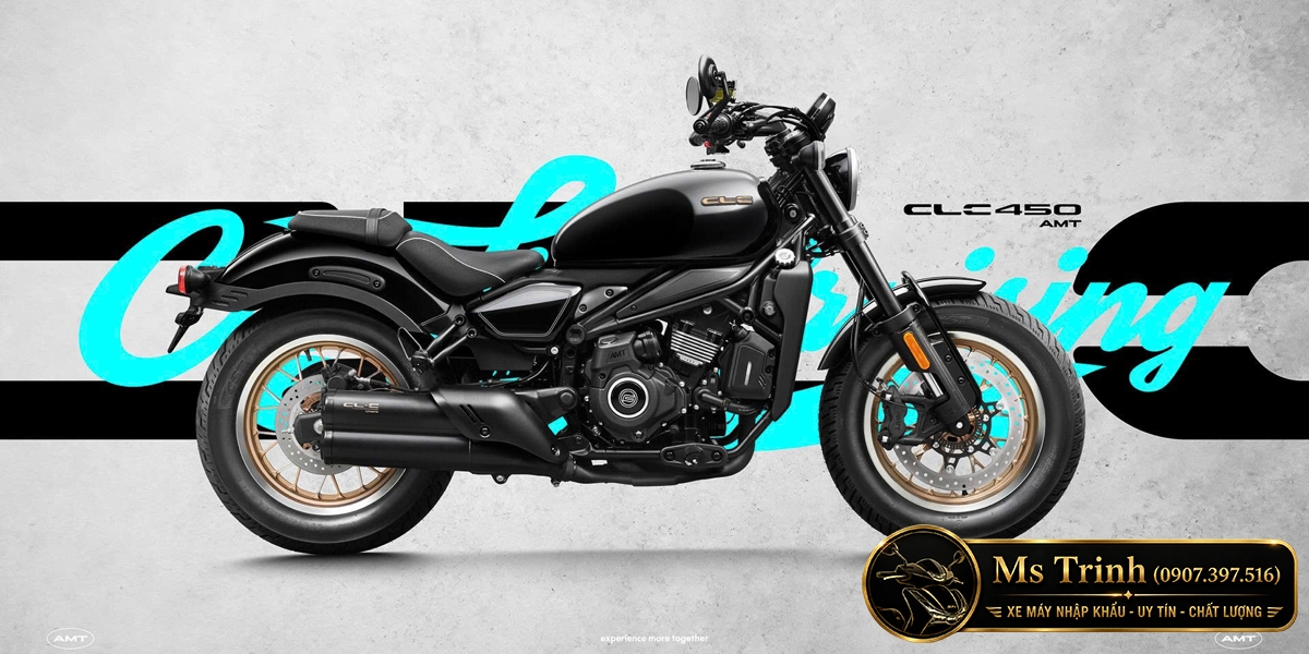 CFMoto 450CL-C AMT tại Đà Nẵng – Cruiser 449cc hộp số tự động AMT đầy cuốn hút, giá tốt