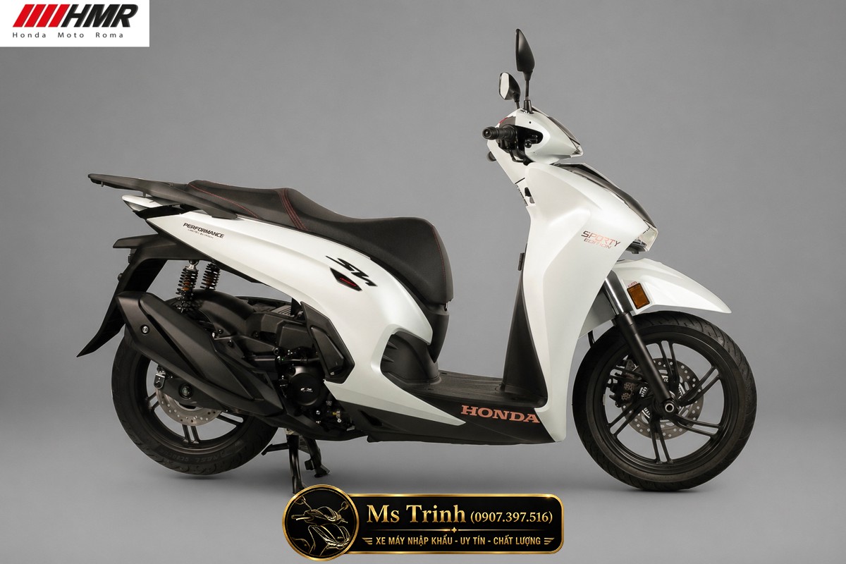 Honda SH350i nhập Ý 2026 tại Đà Nẵng - SH350i Sporty Trắng Nhám, Xám Bóng Đẳng Cấp Chuẩn Ý