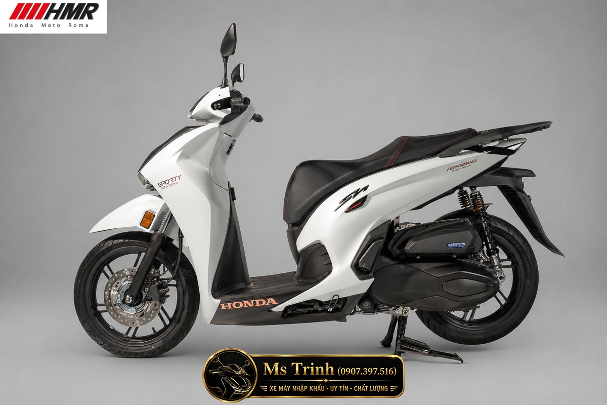 Honda SH350i nhập Ý 2026 tại Đà Nẵng - SH350i Sporty Trắng Nhám, Xám Bóng Đẳng Cấp Chuẩn Ý
