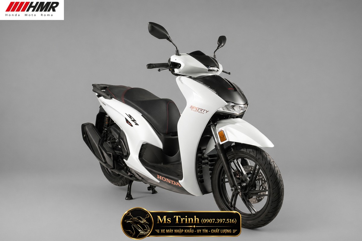 Honda SH350i nhập Ý 2026 tại Đà Nẵng - SH350i Sporty Trắng Nhám, Xám Bóng Đẳng Cấp Chuẩn Ý