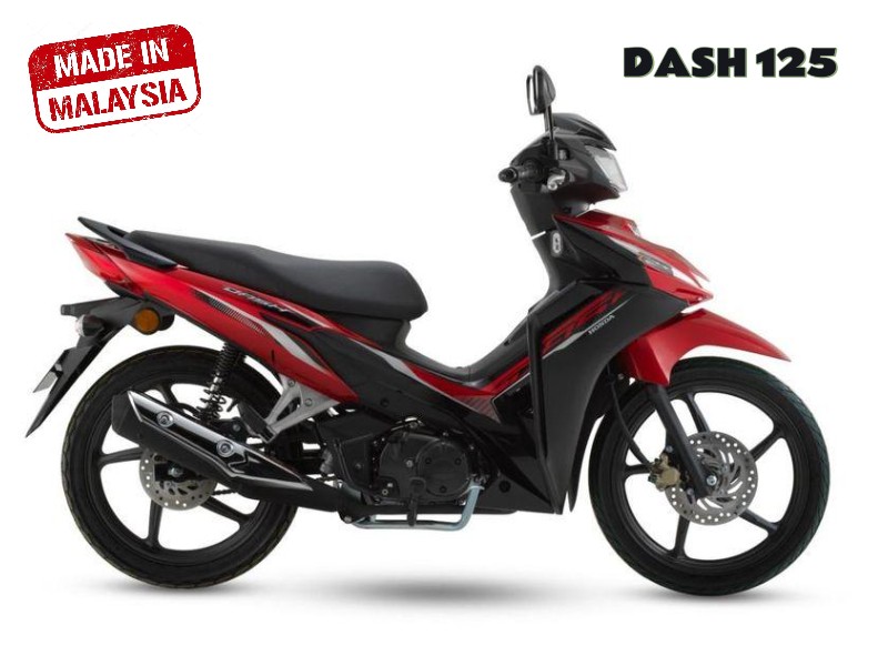 Honda Dash125 2025, 2 thắng dĩa, NK Chính Hãng Malaysia tại Đà Nẵng