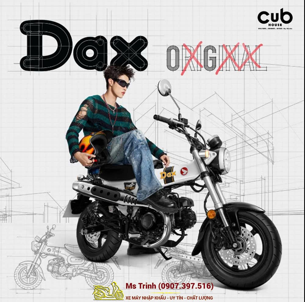 Honda Dax 125 2026 tại Đà Nẵng - Minibike Huyền Thoại Khung T-Bone Độc Đáo