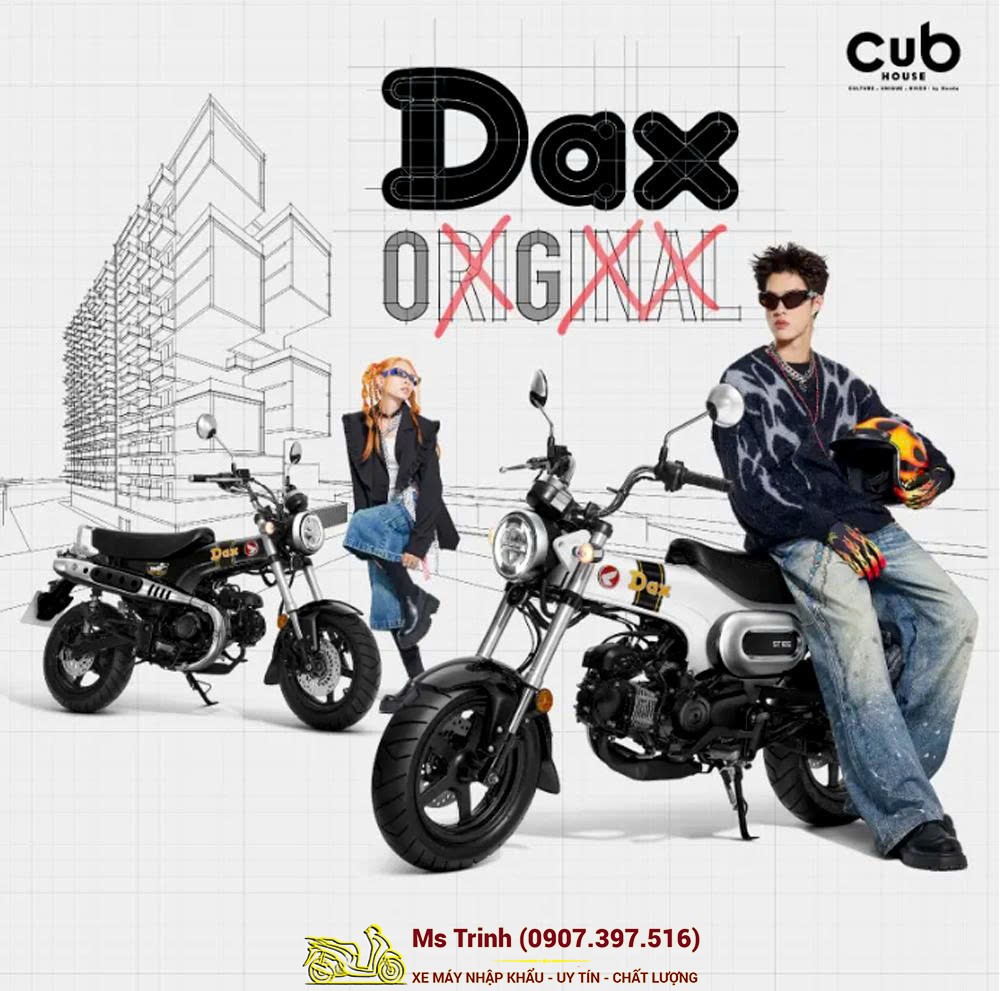 Honda Dax ST125 2026 tại Đà Nẵng - Minibike huyền thoại khung T-Bone đầy cá tính