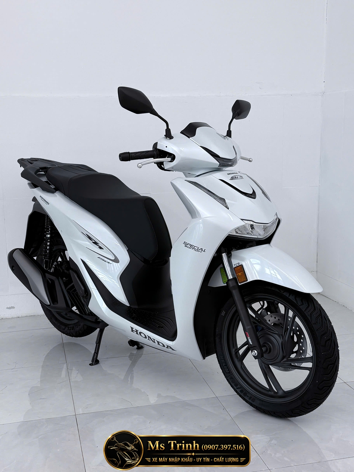 Honda SH150i Special Edition Standard nhập HMR Ý màu trắng tại Đà Nẵng: Giá trị nằm trong từng chi tiết nguyên bản