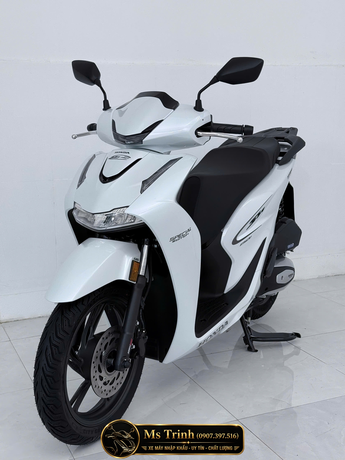 Honda SH150i Special Edition Standard nhập HMR Ý màu trắng tại Đà Nẵng: Giá trị nằm trong từng chi tiết nguyên bản