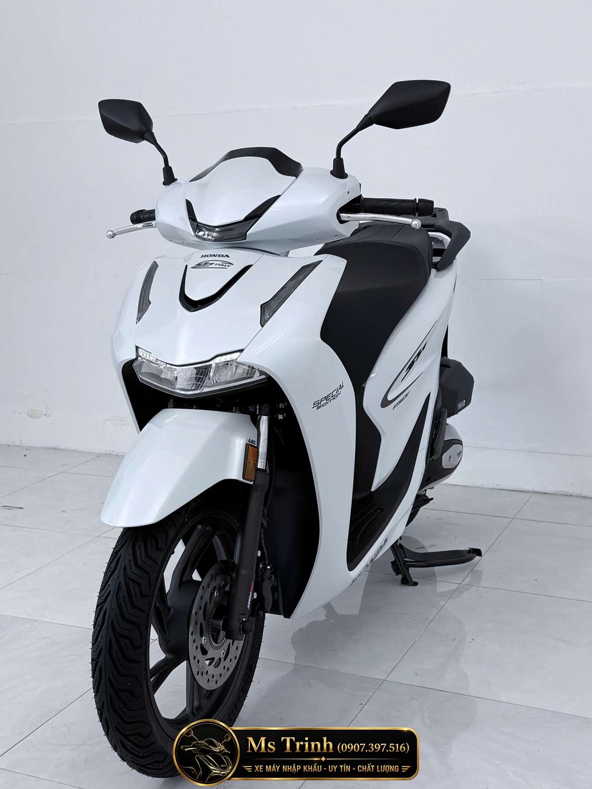 Honda SH150i Special Edition Standard nhập HMR Ý màu trắng tại Đà Nẵng: Giá trị nằm trong từng chi tiết nguyên bản