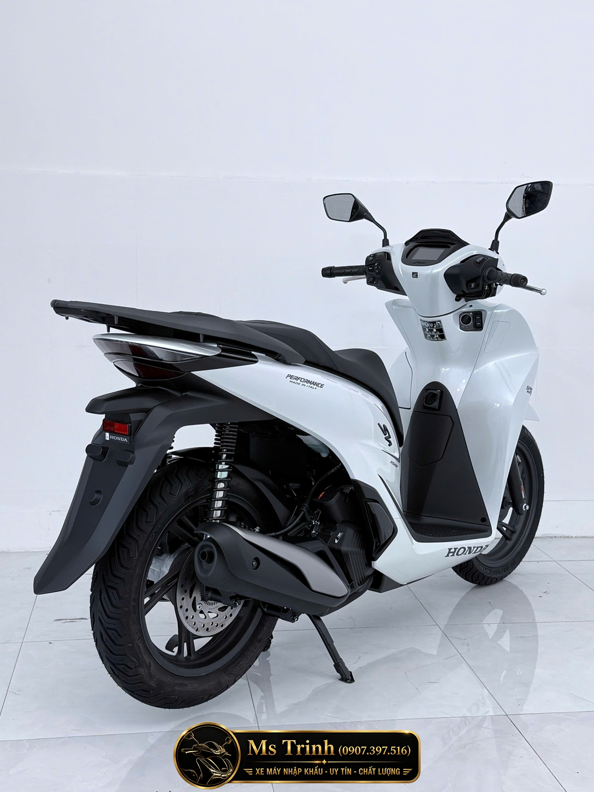 Honda SH150i Special Edition Standard nhập HMR Ý màu trắng tại Đà Nẵng: Giá trị nằm trong từng chi tiết nguyên bản