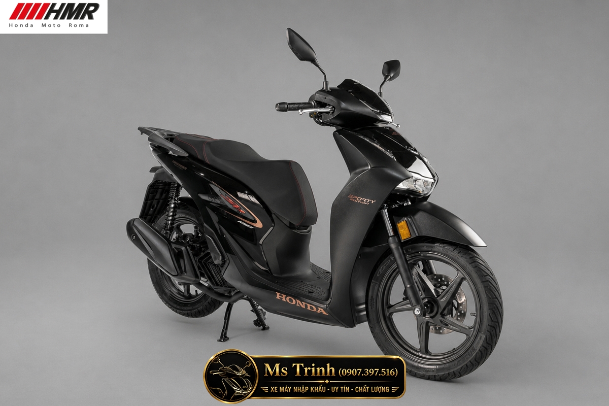 Honda SH150i nhập Ý 2026 Sporty màu đen tại Đà Nẵng - Mẫu SH Ý cao cấp được săn đón nhất hiện nay