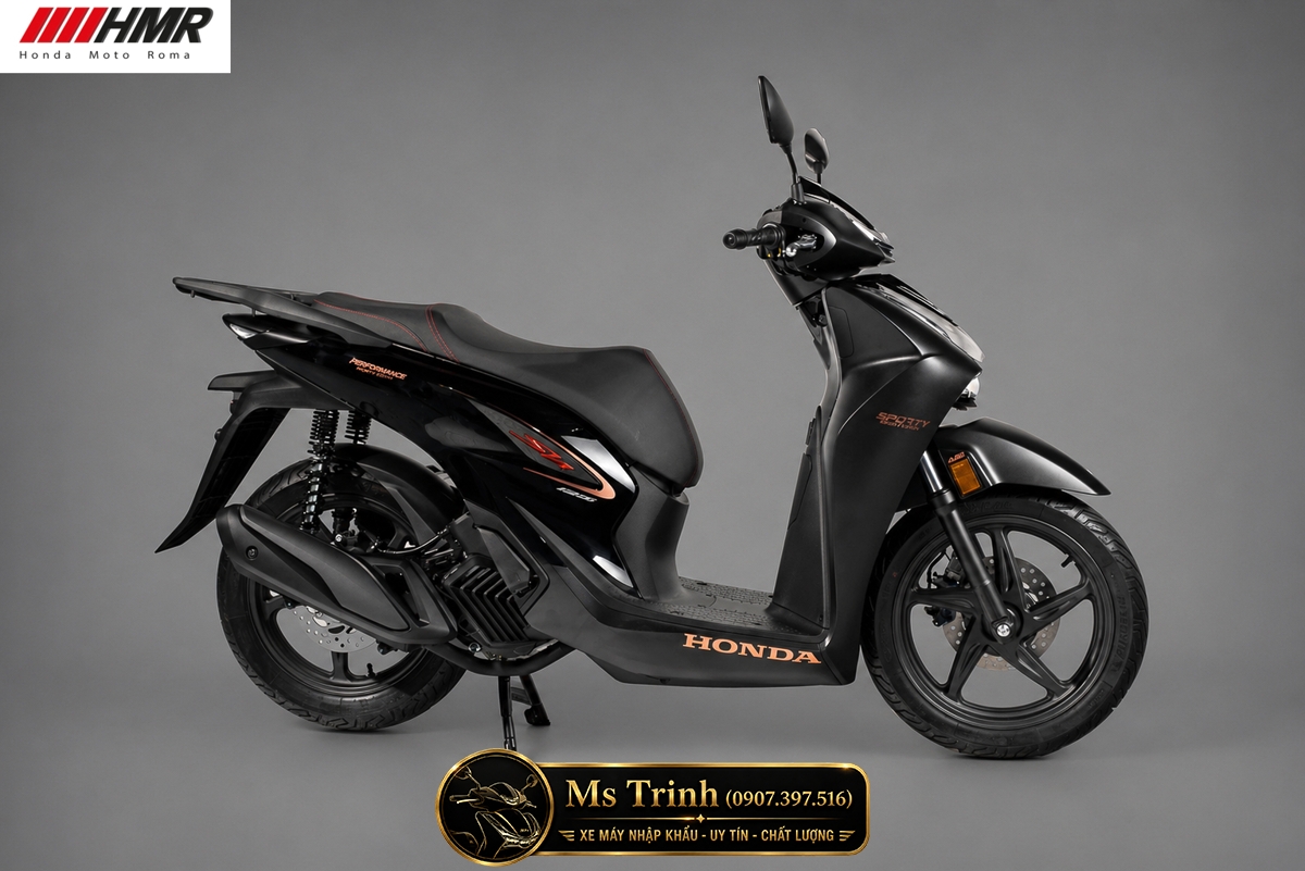 Honda SH150i nhập Ý 2026 Sporty màu đen tại Đà Nẵng - Mẫu SH Ý cao cấp được săn đón nhất hiện nay