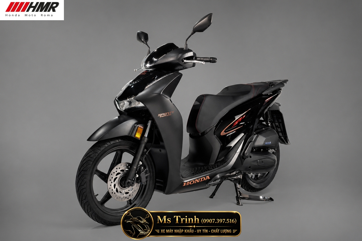 Honda SH150i nhập Ý 2026 Sporty màu đen tại Đà Nẵng - Mẫu SH Ý cao cấp được săn đón nhất hiện nay