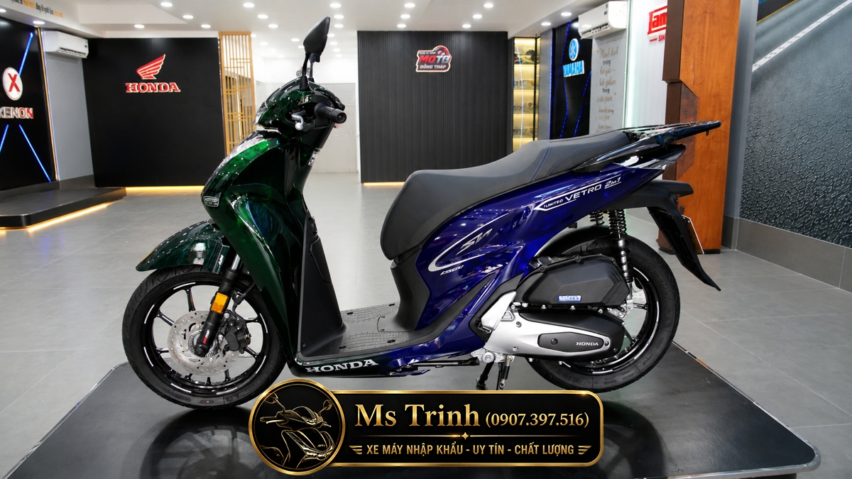 Honda SH150i Vetro Green - Sapphire tại Đà Nẵng: SH Ý Limited 200 xe