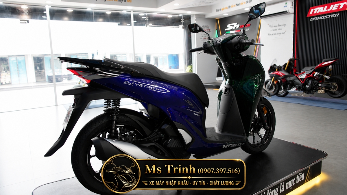 Honda SH150i Vetro Green - Sapphire tại Đà Nẵng: SH Ý Limited 200 xe