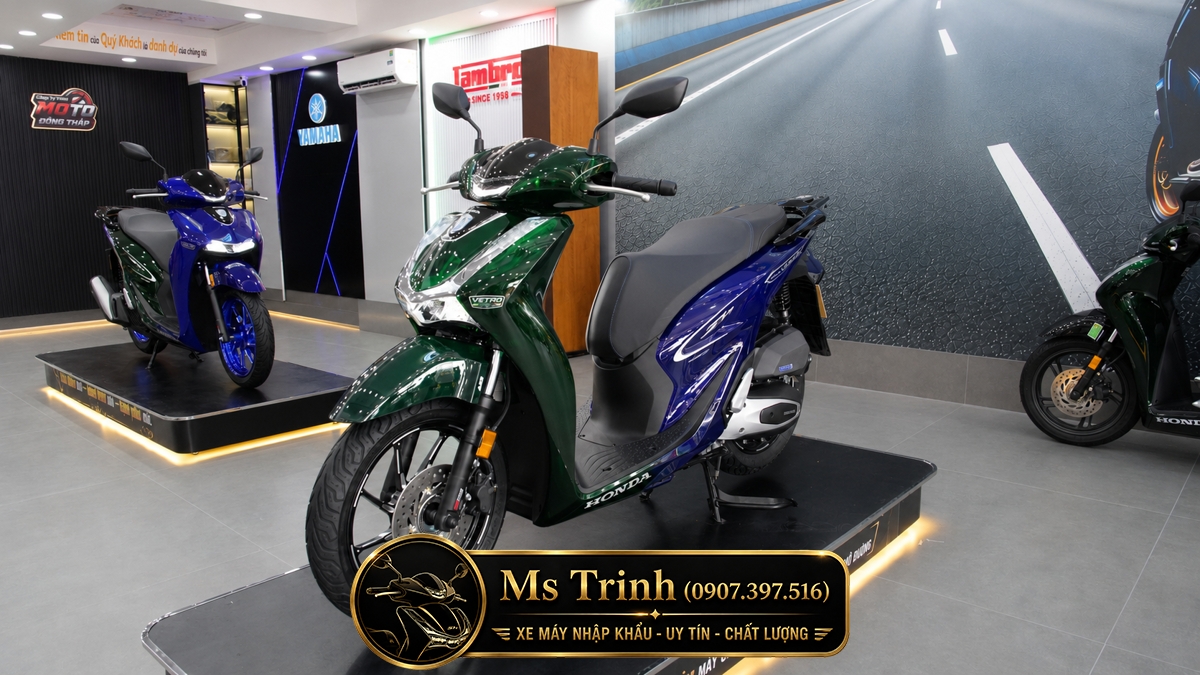 Honda SH150i Vetro Green - Sapphire tại Đà Nẵng: SH Ý Limited 200 xe