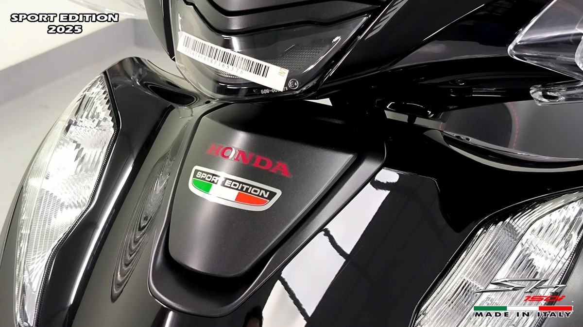 Honda SH150i 2025 Italy Sport Edition Màu Đen, Nhập Chính Hãng, Giá Rẻ tại Đà Nẵng