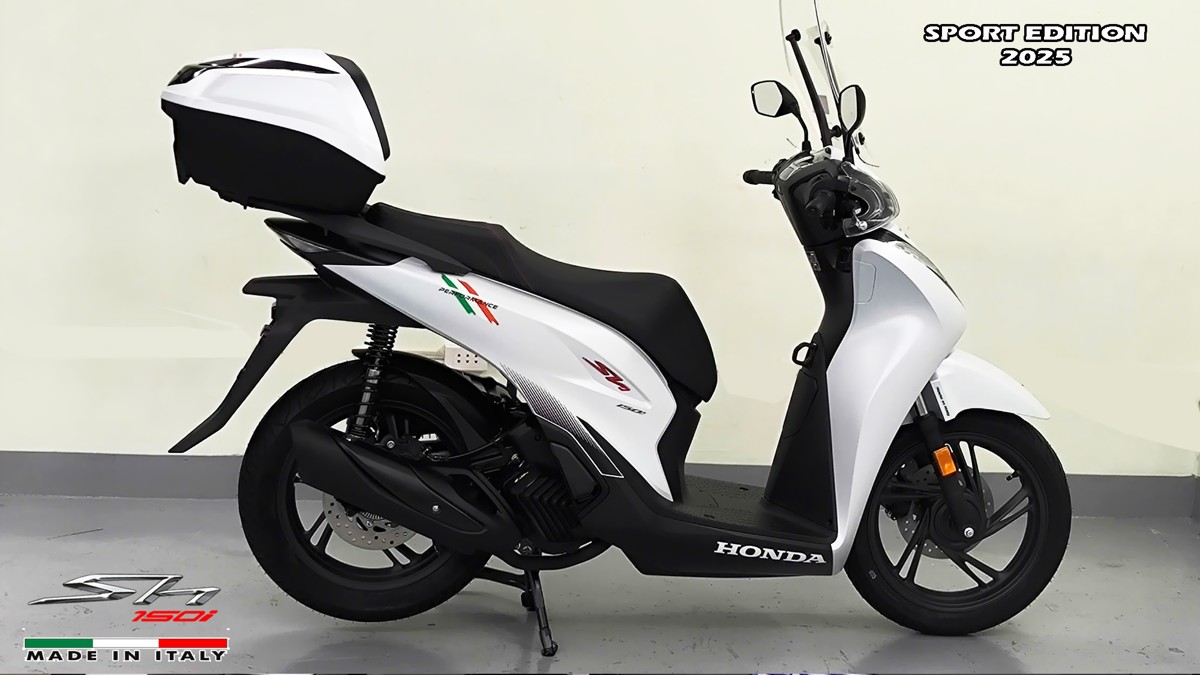 Honda SH150i Sport Edition 2025 Trắng, Made In Italy, Nhập Chính Hãng tại Đà Nẵng