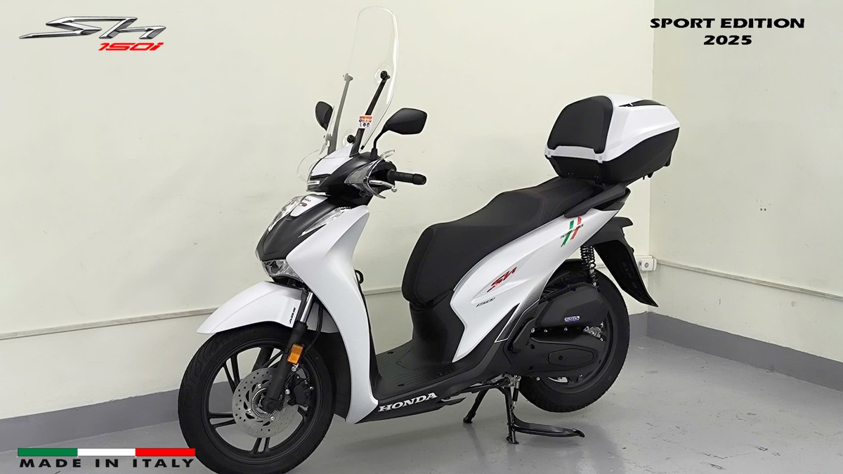 Honda SH150i Sport Edition 2025 Trắng, Made In Italy, Nhập Chính Hãng tại Đà Nẵng