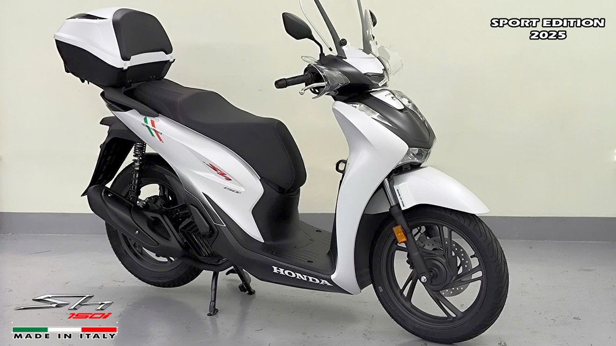 Honda SH150i Sport Edition 2025 Trắng, Made In Italy, Nhập Chính Hãng tại Đà Nẵng