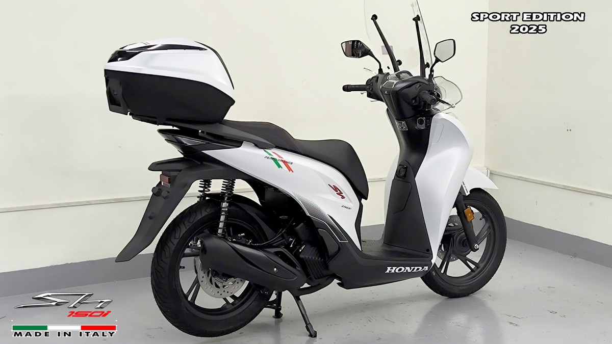 Honda SH150i Sport Edition 2025 Trắng, Made In Italy, Nhập Chính Hãng tại Đà Nẵng