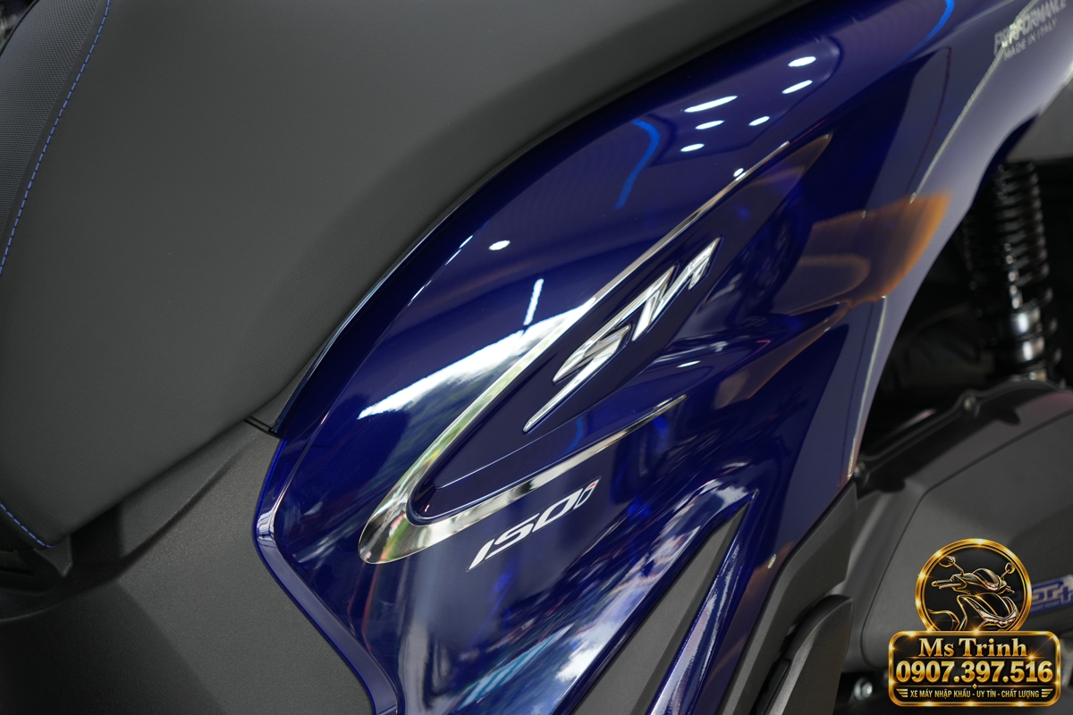 Honda SH150 Vetro Blue 2027 tại Đà Nẵng - Xanh Sapphire trong suốt, nhập Ý sang trọng