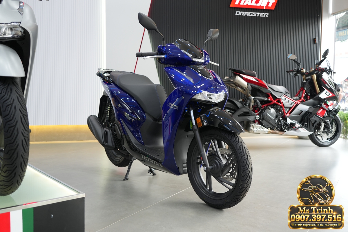 Honda SH150 Vetro Blue 2027 tại Đà Nẵng - Xanh Sapphire trong suốt, nhập Ý sang trọng