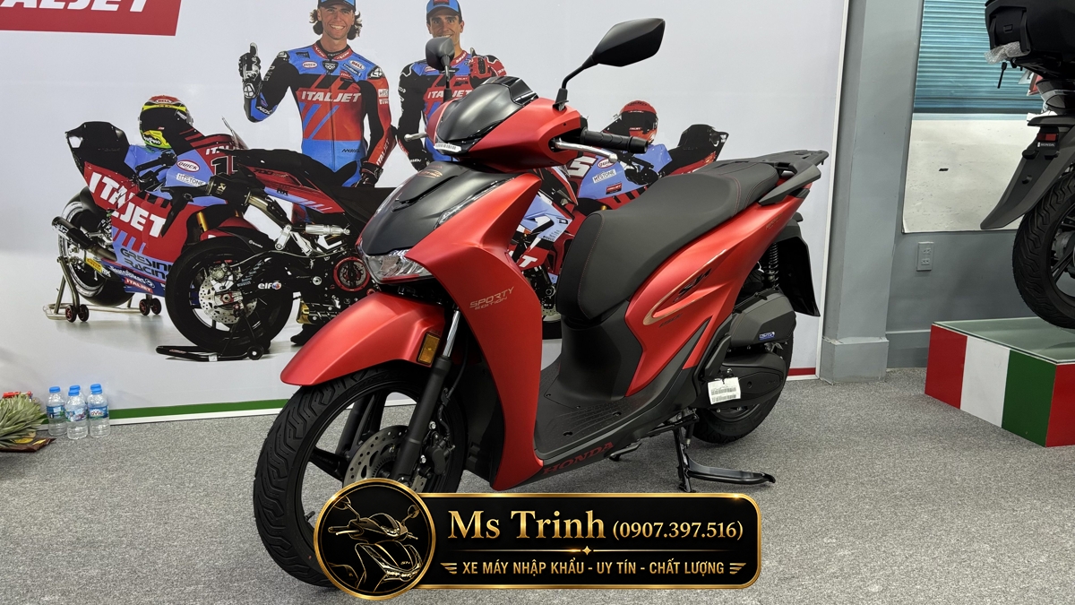 Honda SH150 Ý 2026 màu đỏ Sporty New Concept tại Đà Nẵng: Giá trị khác biệt của một chiếc SH nhập khẩu