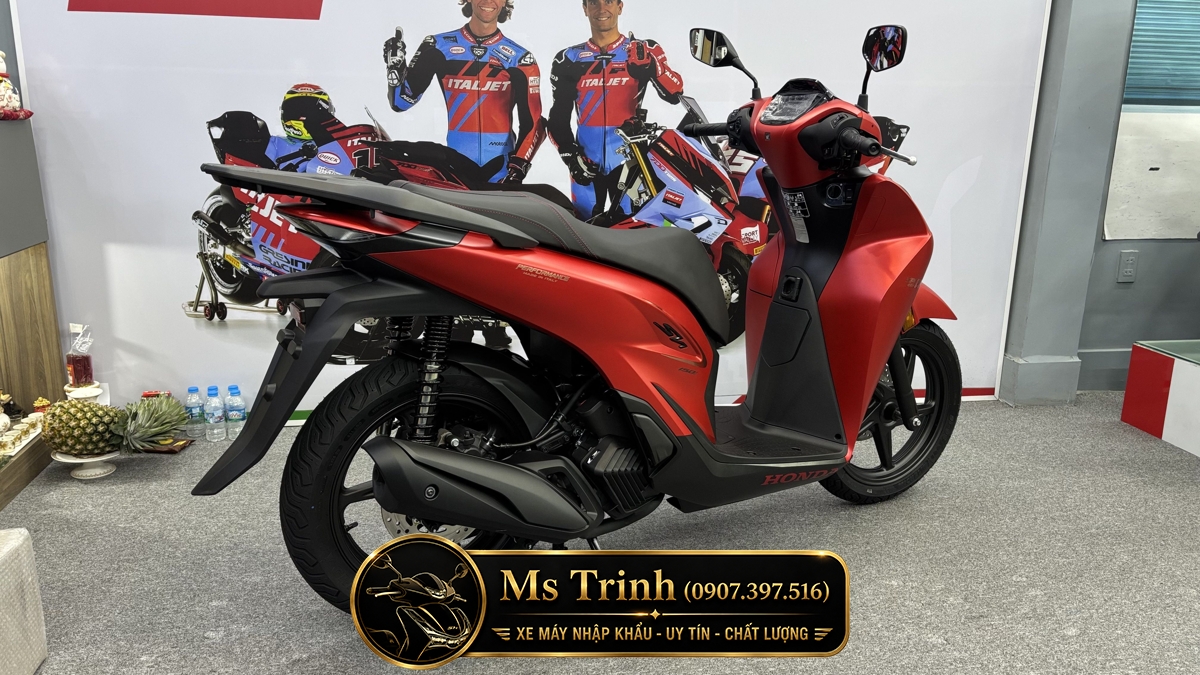 Honda SH150 Ý 2026 màu đỏ Sporty New Concept tại Đà Nẵng: Giá trị khác biệt của một chiếc SH nhập khẩu