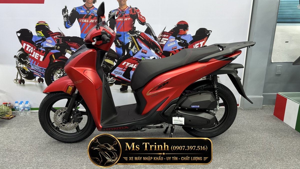 Honda SH150 Ý 2026 màu đỏ Sporty New Concept tại Đà Nẵng: Giá trị khác biệt của một chiếc SH nhập khẩu