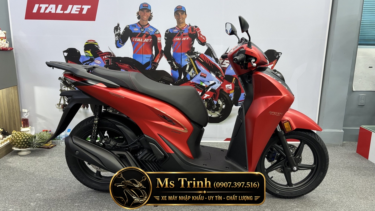 Honda SH150 Ý 2026 màu đỏ Sporty New Concept tại Đà Nẵng: Giá trị khác biệt của một chiếc SH nhập khẩu