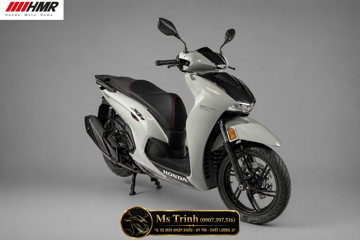 Honda SH350i nhập Ý 2026 tại Đà Nẵng - SH350i Sporty Trắng Nhám, Xám Bóng Đẳng Cấp Chuẩn Ý