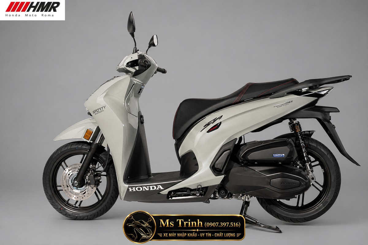 Honda SH350i nhập Ý 2026 tại Đà Nẵng - SH350i Sporty Trắng Nhám, Xám Bóng Đẳng Cấp Chuẩn Ý
