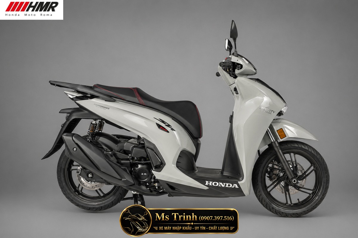 Honda SH350i nhập Ý 2026 tại Đà Nẵng - SH350i Sporty Trắng Nhám, Xám Bóng Đẳng Cấp Chuẩn Ý