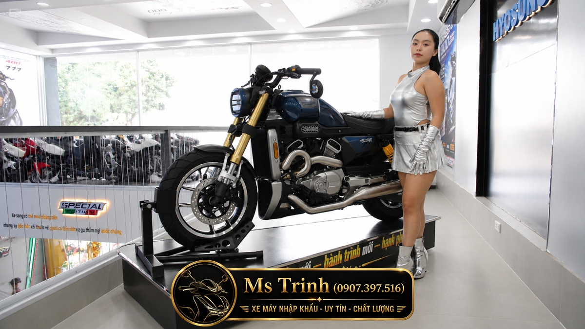 Hyosung GV350X tại Đà Nẵng - Cruiser 350cc Phong Cách Mỹ Cơ Bắp, Cá Tính