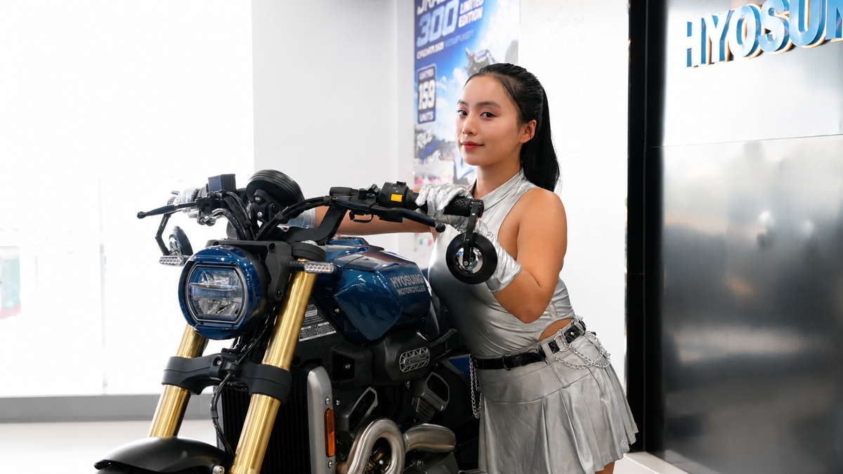 Hyosung GV350X tại Đà Nẵng - Cruiser 350cc Phong Cách Mỹ Cơ Bắp, Cá Tính