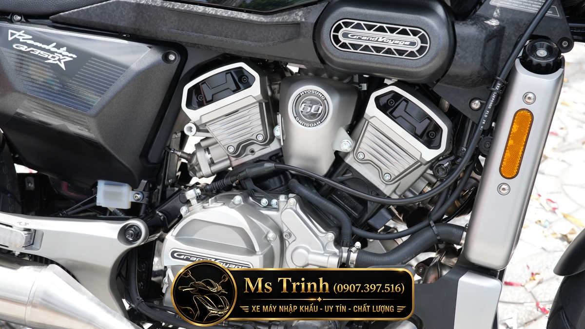 Hyosung GV350X tại Đà Nẵng - Cruiser 350cc Phong Cách Mỹ Cơ Bắp, Cá Tính