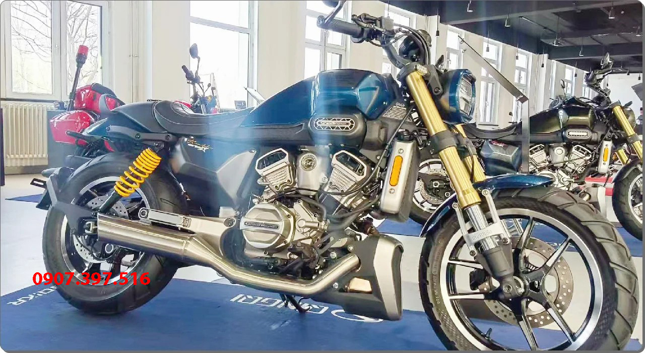 Hyosung GV350X tại Đà Nẵng - Cruiser 350cc Phong Cách Mỹ Cơ Bắp, Cá Tính