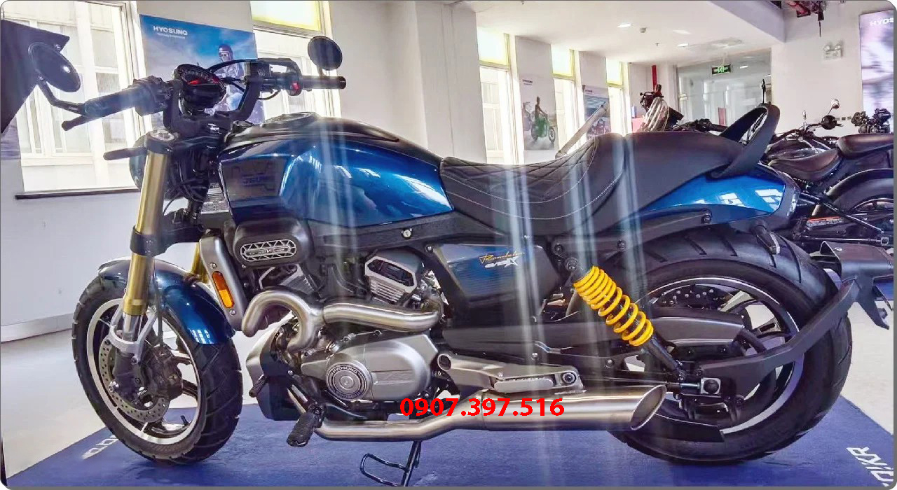 Hyosung GV350X tại Đà Nẵng - Cruiser 350cc Phong Cách Mỹ Cơ Bắp, Cá Tính
