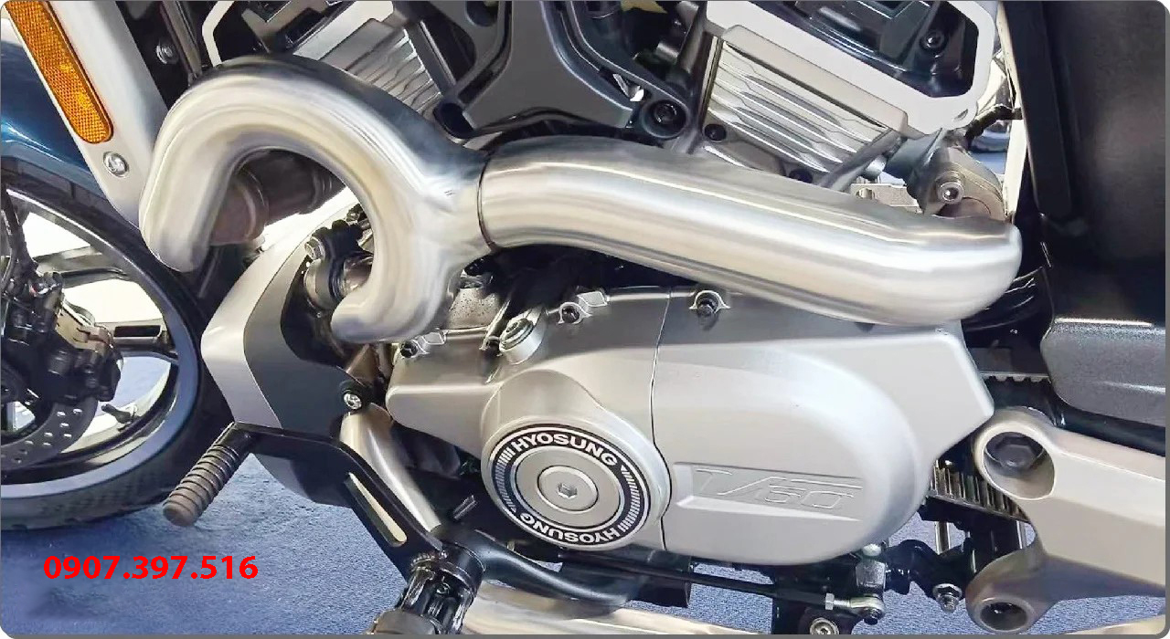 Hyosung GV350X tại Đà Nẵng - Cruiser 350cc Phong Cách Mỹ Cơ Bắp, Cá Tính