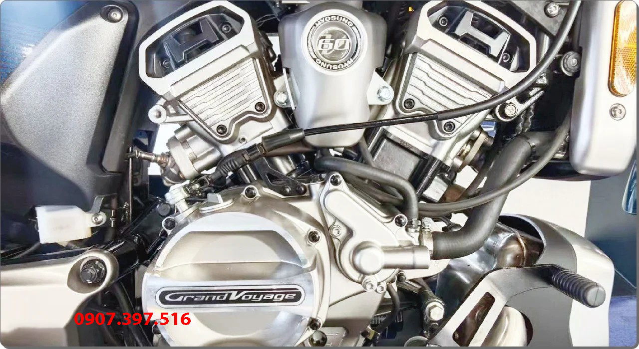 Hyosung GV350X tại Đà Nẵng - Cruiser 350cc Phong Cách Mỹ Cơ Bắp, Cá Tính