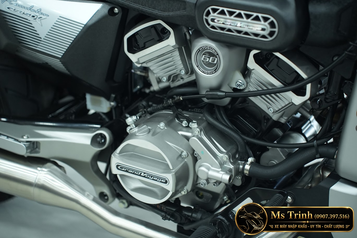 Hyosung GV350X tại Đà Nẵng - Cruiser 350cc Phong Cách Mỹ Cơ Bắp, Cá Tính