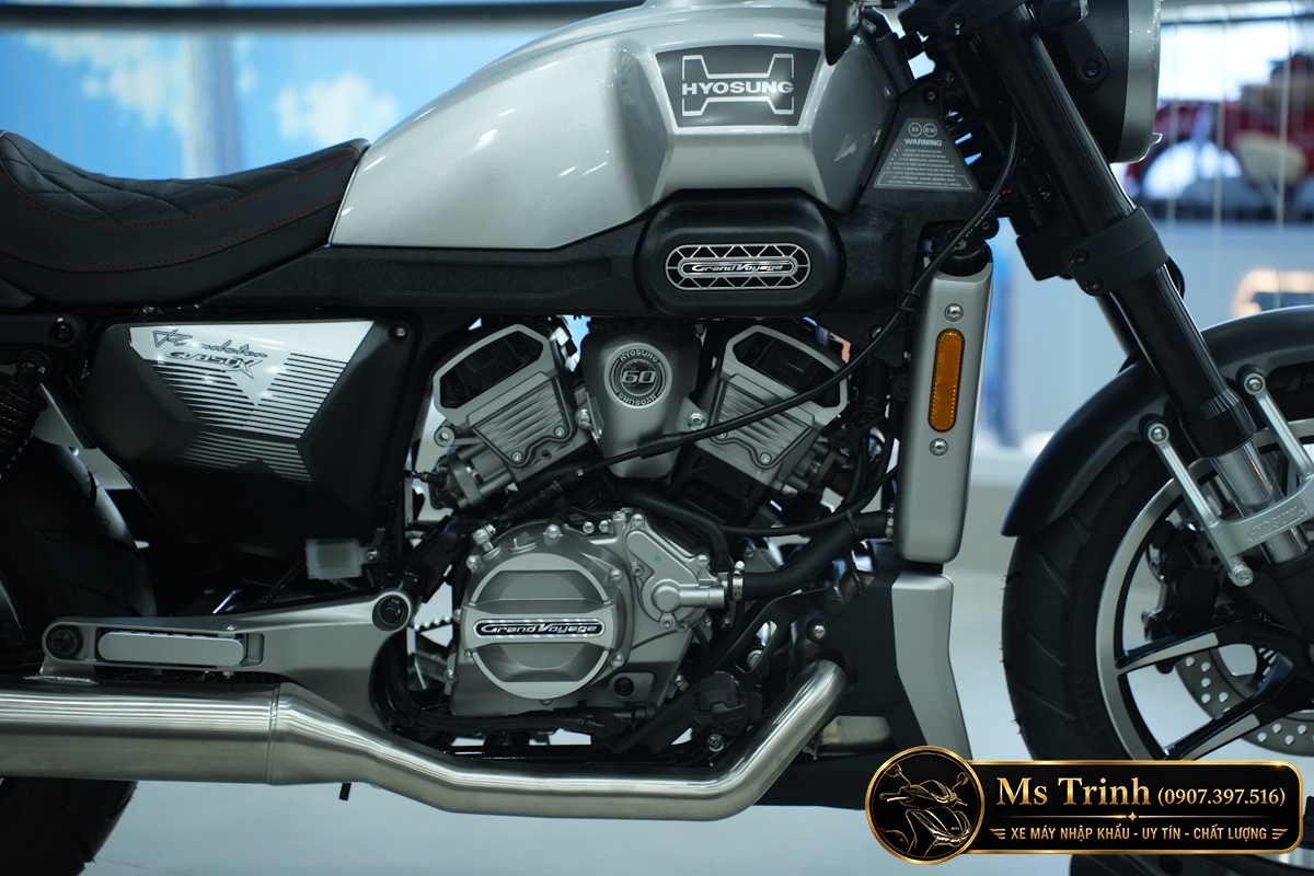 Hyosung GV350X tại Đà Nẵng - Cruiser 350cc Phong Cách Mỹ Cơ Bắp, Cá Tính