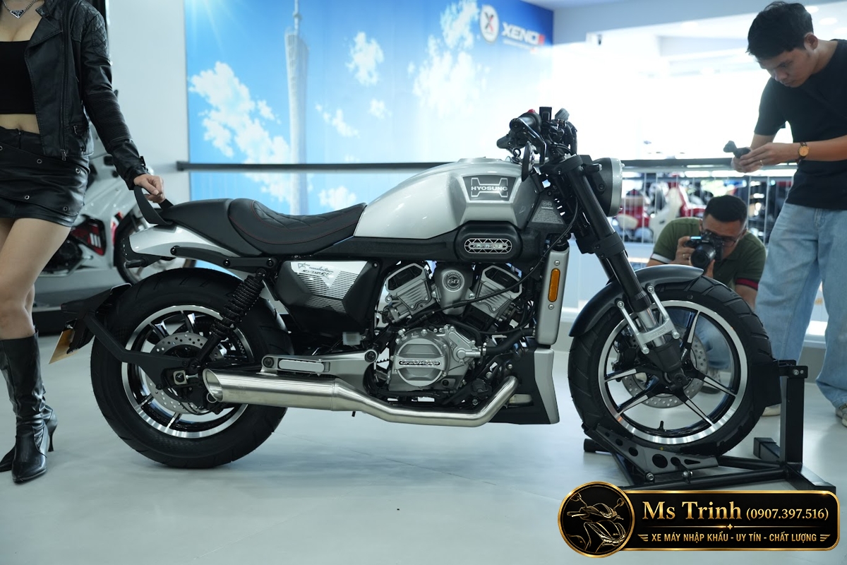 Hyosung GV350X tại Đà Nẵng - Cruiser 350cc Phong Cách Mỹ Cơ Bắp, Cá Tính