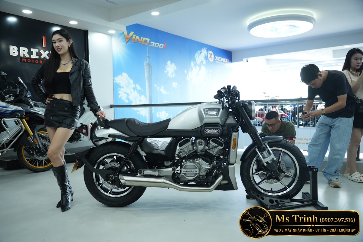Hyosung GV350X tại Đà Nẵng - Cruiser 350cc Phong Cách Mỹ Cơ Bắp, Cá Tính
