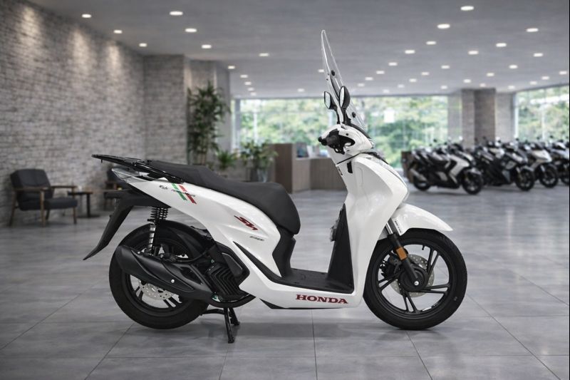 Honda SH150 trắng pha lê nhập Ý 2026 tại Đà Nẵng - Sport Edition chính ngạch, chuẩn chất Ý