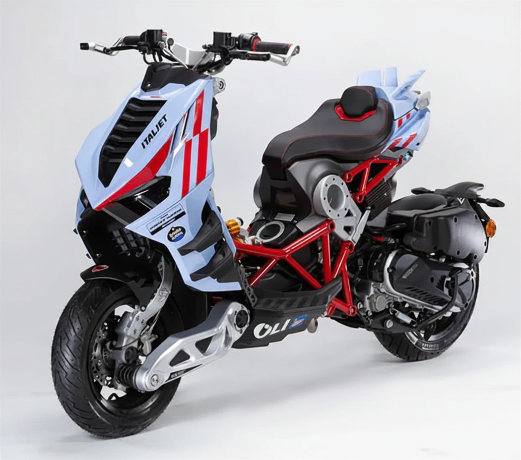 Italjet Dragster 300 Gresini Racing Tại Đà Nẵng - Chiếc Scooter Ý Khiến Dân Chơi Xe Phải Ngoái Nhìn