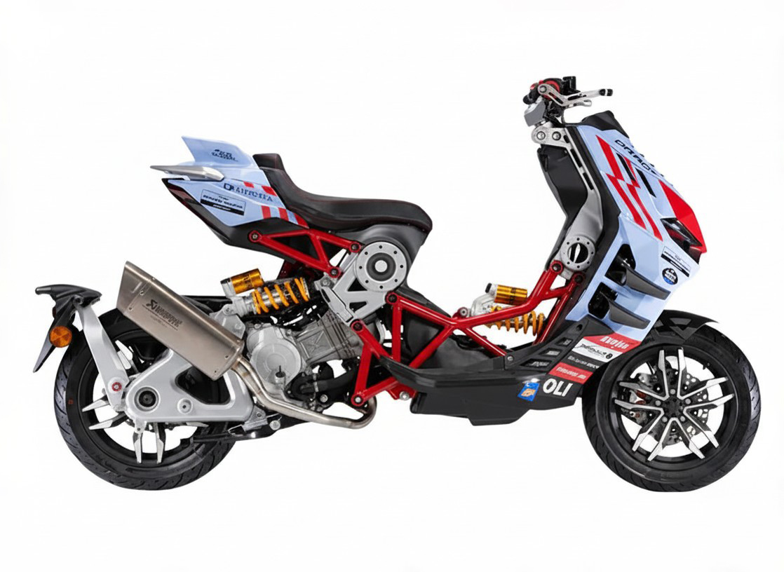 Italjet Dragster 300 Gresini Racing Tại Đà Nẵng - Chiếc Scooter Ý Khiến Dân Chơi Xe Phải Ngoái Nhìn