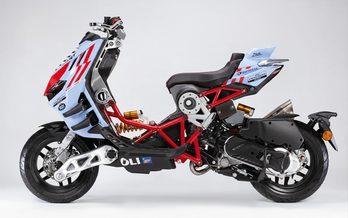 Italjet Dragster 300 Gresini Racing Tại Đà Nẵng - Chiếc Scooter Ý Khiến Dân Chơi Xe Phải Ngoái Nhìn
