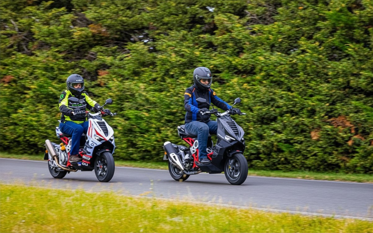 Italjet Dragster 300 Gresini Racing Tại Đà Nẵng - Chiếc Scooter Ý Khiến Dân Chơi Xe Phải Ngoái Nhìn